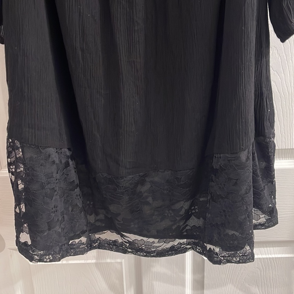 Brand New Cato Size Large J/M Black mini dress - Picture 5 of 6